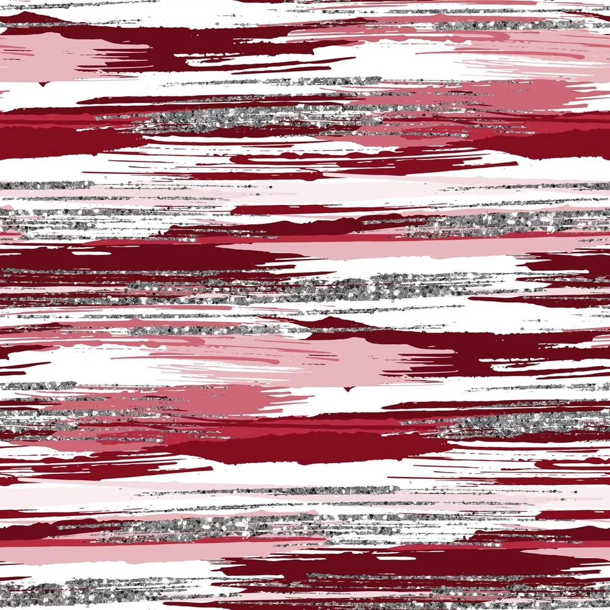 Silver Glitter and Brush Stroke Fabric – Kirsch