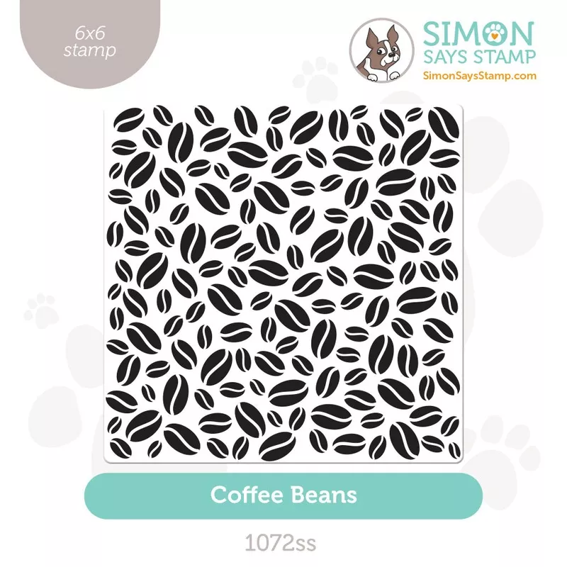 Simon Says Clear Stamp Coffee Beans 1072ss