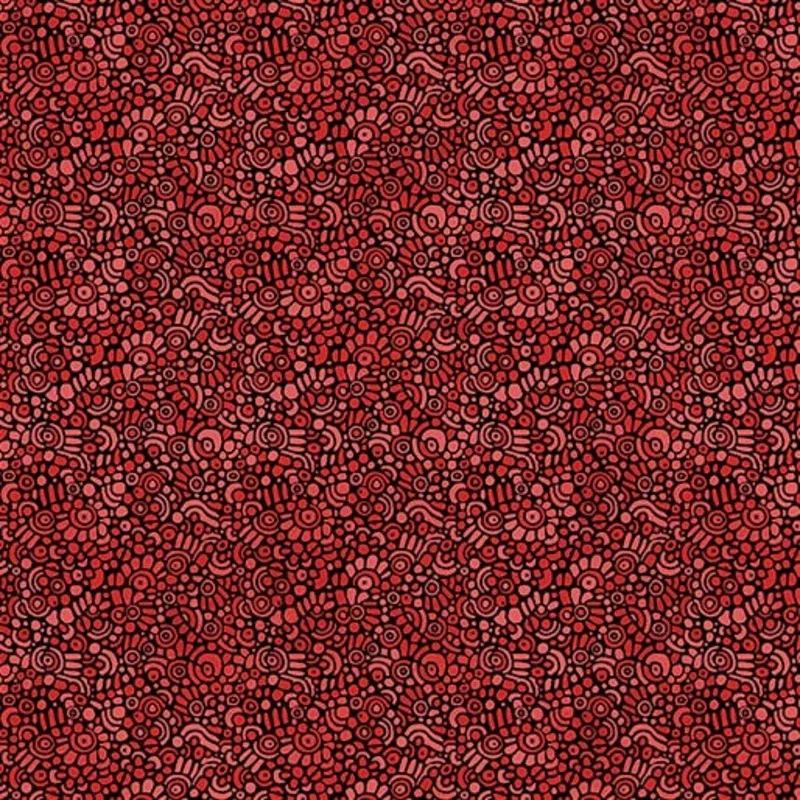 Small Wonders – Pebble Mosaic – Red