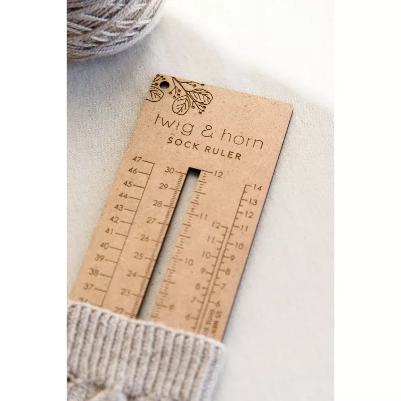 Sock Sizing Ruler