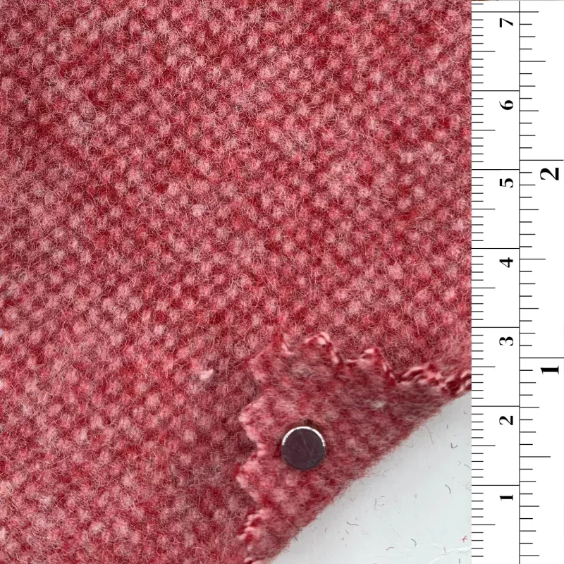Solid Double Cloth Wool Polyester Coating / Jacketing B006338