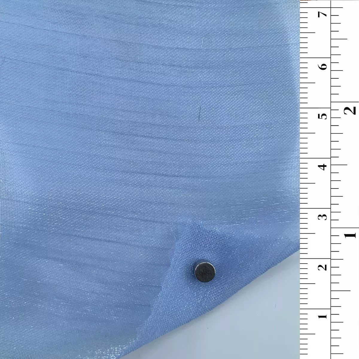 Solid Metallic Crinkled Polyester Organza B016306 – Sky Blue 16041