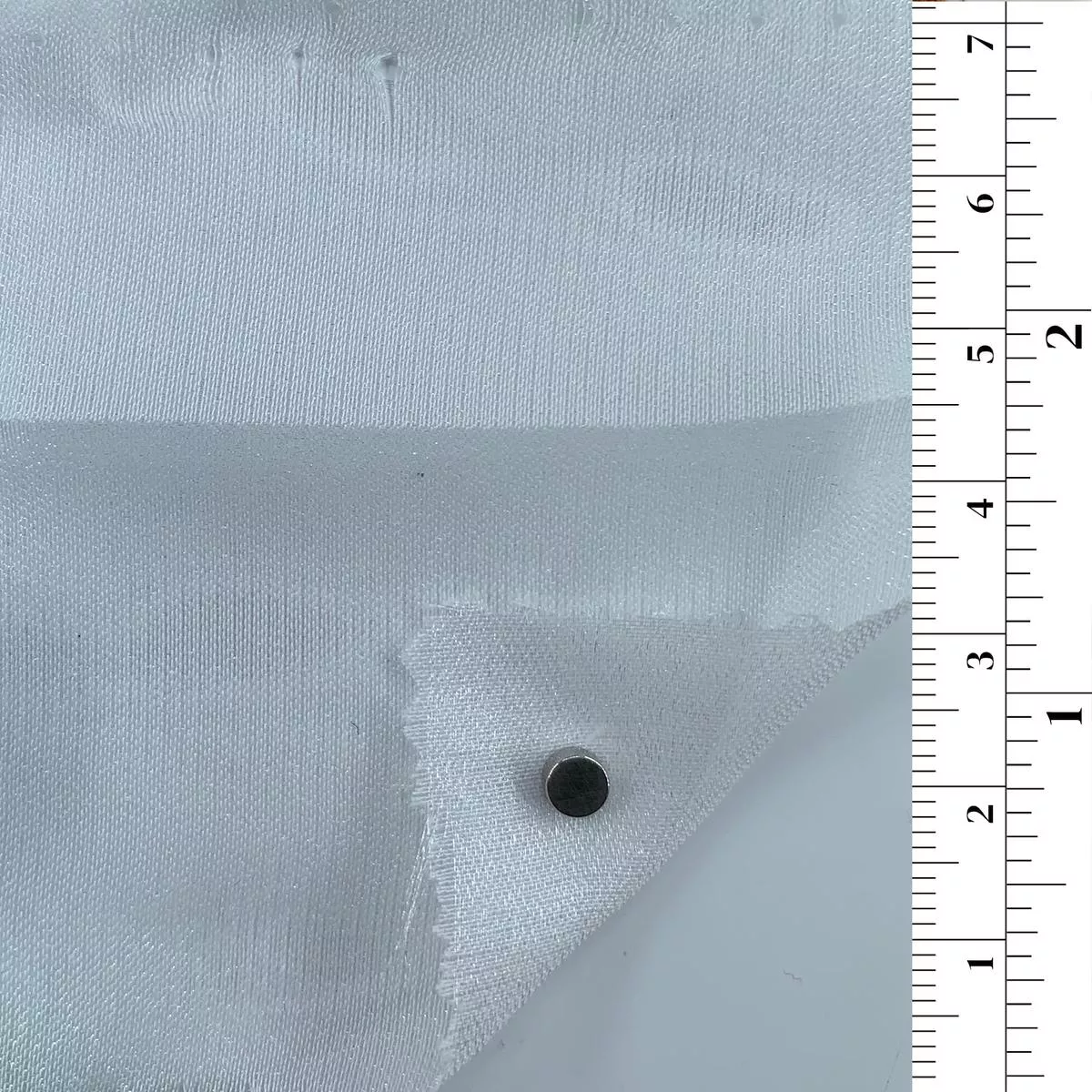 Solid Shimmer Polyester Organza B016305 – White 16016