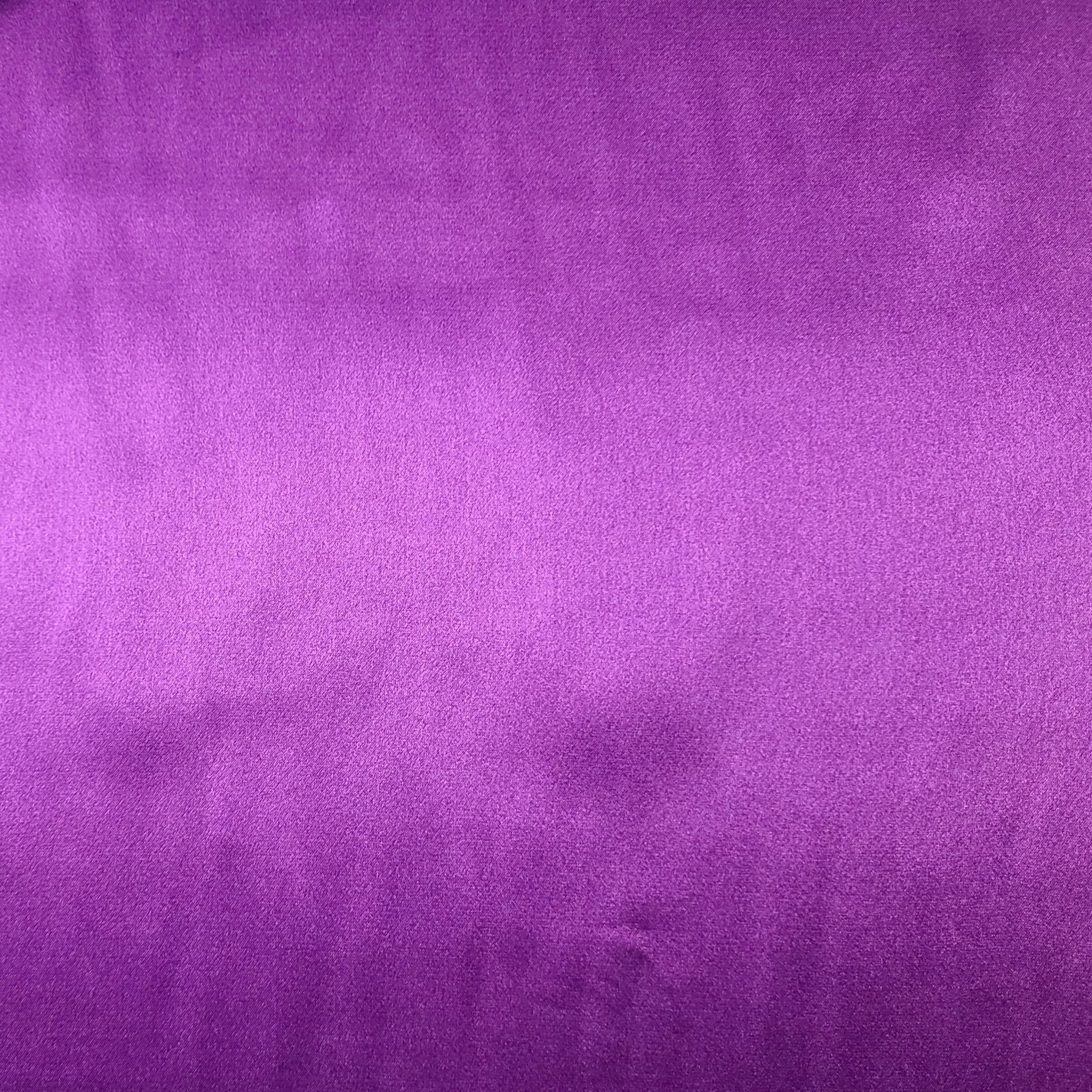 Solid - Silk Charmeuse - Purple - Deadstock