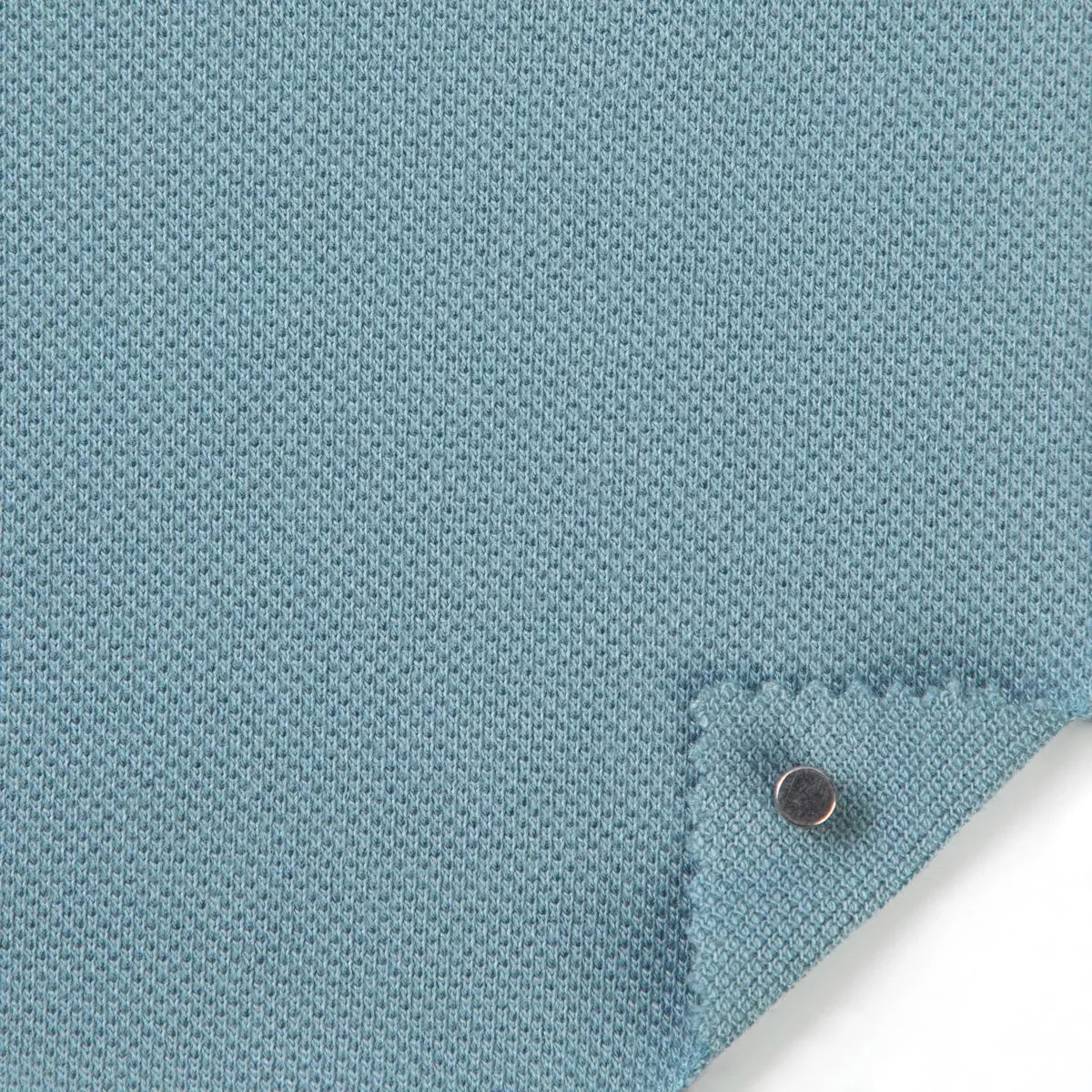 Solid Stretch Bamboo Cotton Pique S006520 – Blue 2