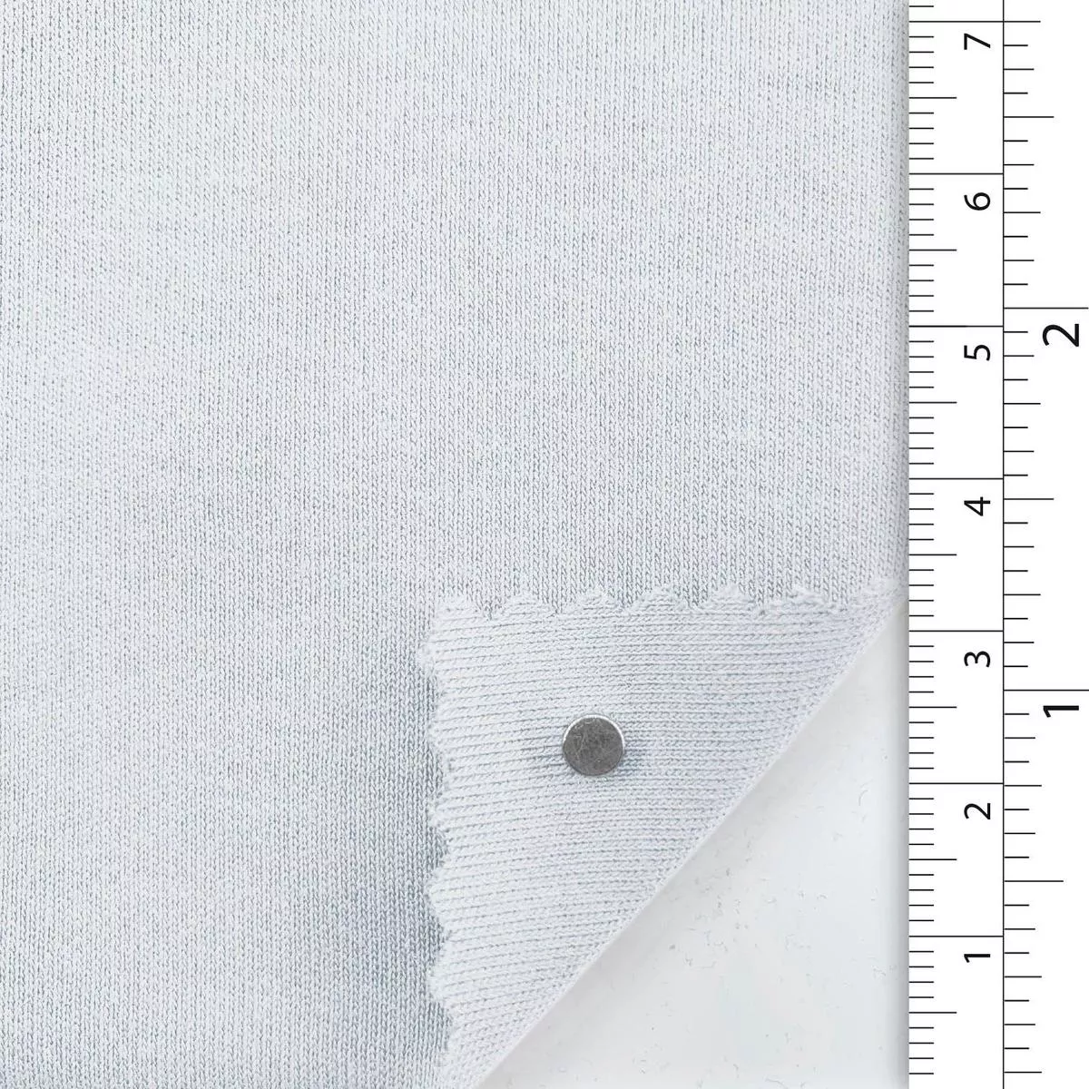 Solid Stretch Combed Cotton Double Knit / Interlock A110317 – White 9545