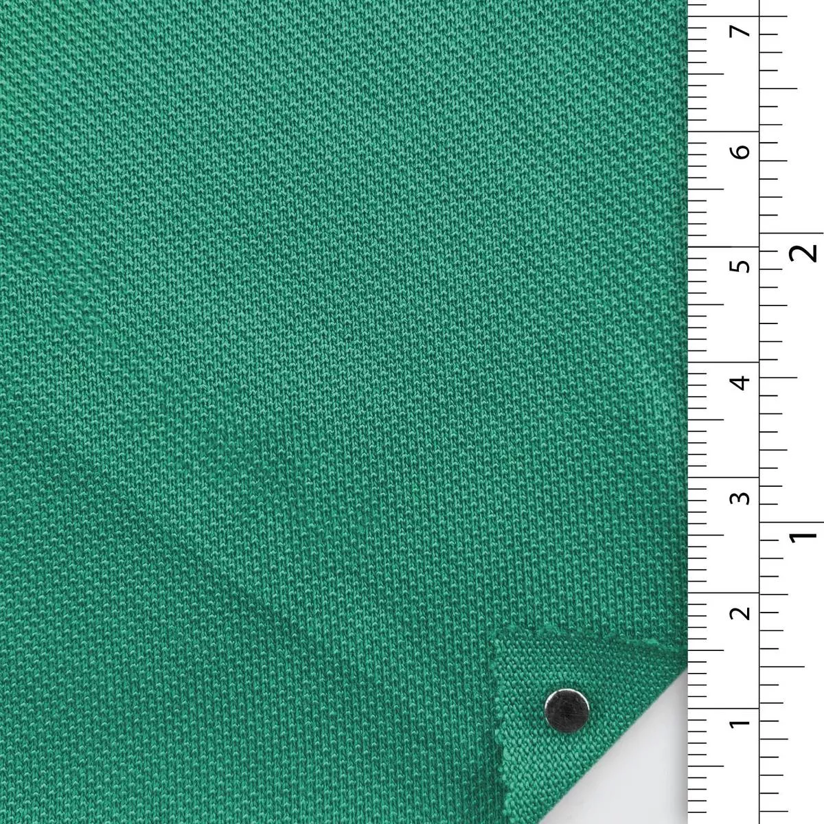 Solid Stretch Combed Cotton Polyester Pique A107320 – Green 8227