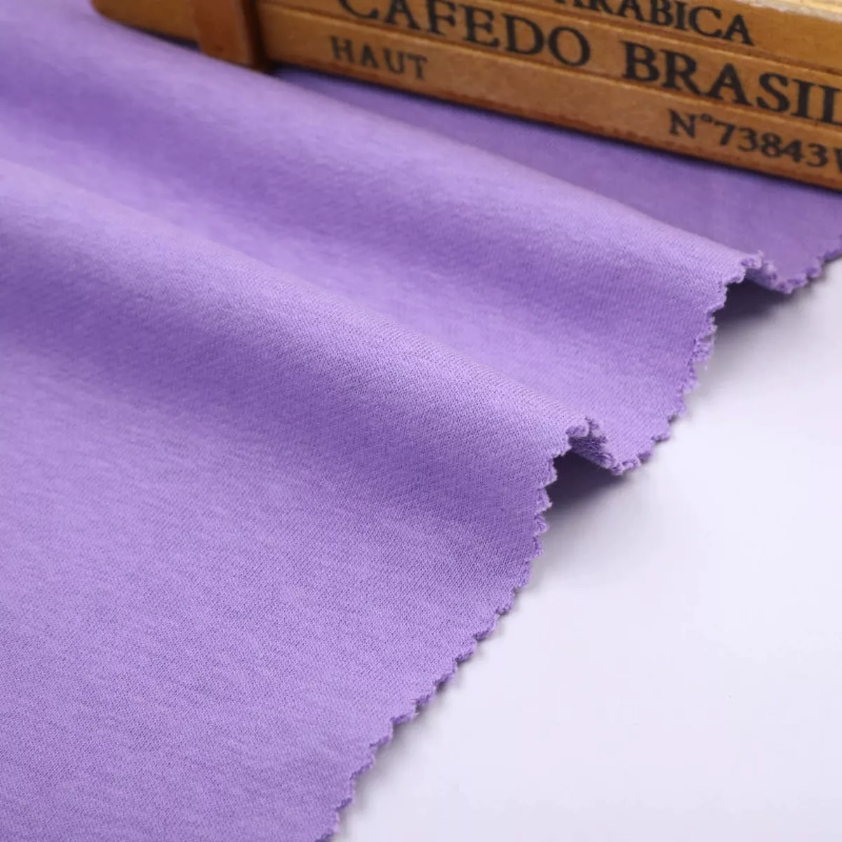 Solid Stretch Cotton Polyester French Terry A005322