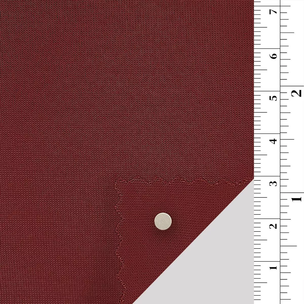 Solid Stretch Cotton Polyester Scuba A110309 – Red 9074