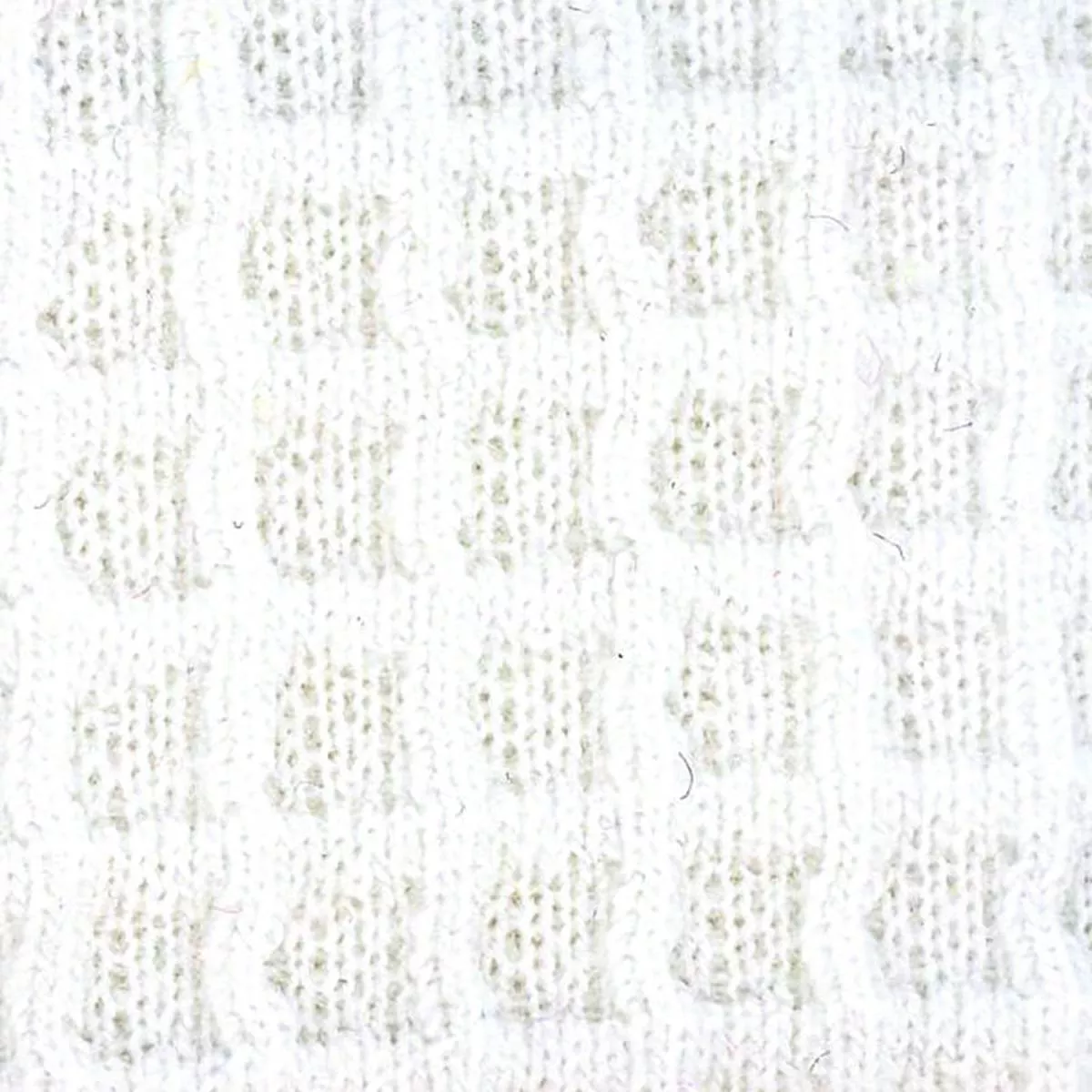 Solid Stretch Cotton Waffle A029402 – Bleached White 4