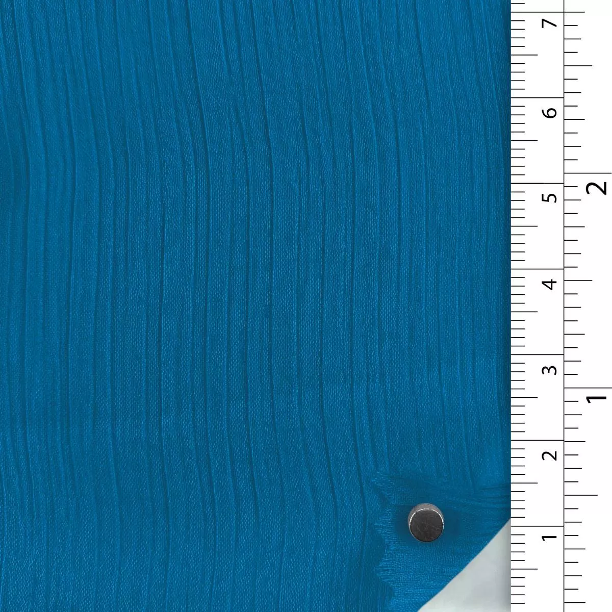 Solid Stretch Crinkled Polyester Crepon B002311 – Sky Blue 11592