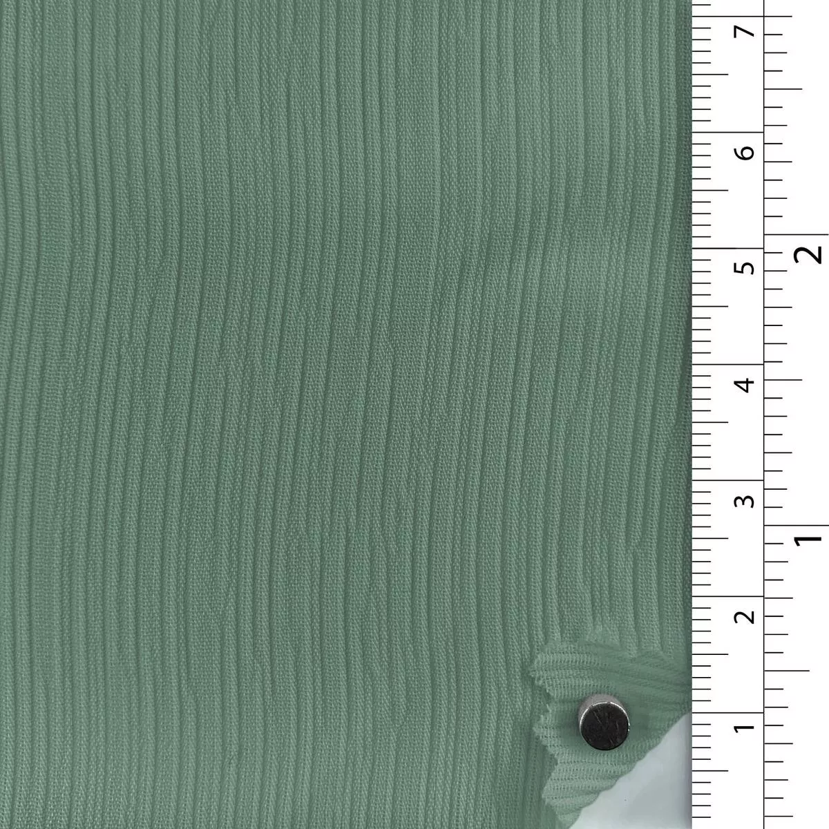 Solid Stretch Crinkled Polyester Crepon B002324 – Green 12712