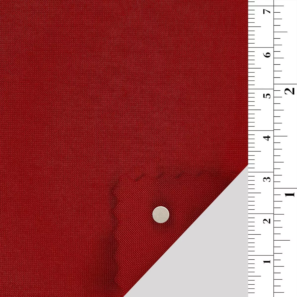 Solid Stretch Mercerized Lyocell Combed Cotton Single Jersey A110310 – Red 9136