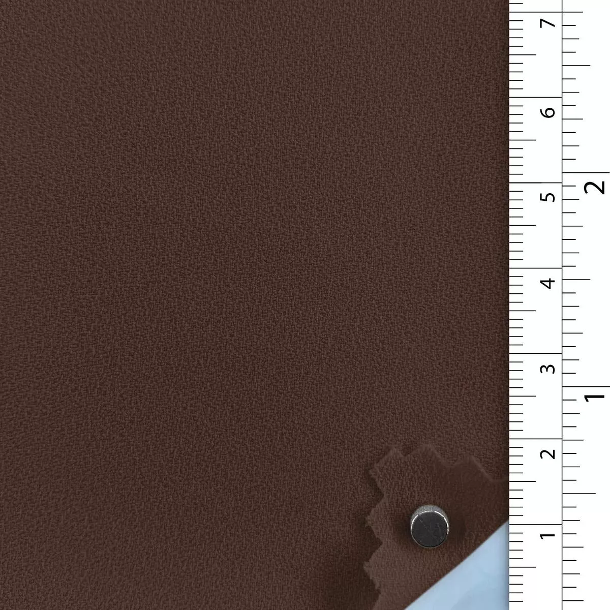 Solid Stretch Polyester Georgette B002327 – Coffee 12888