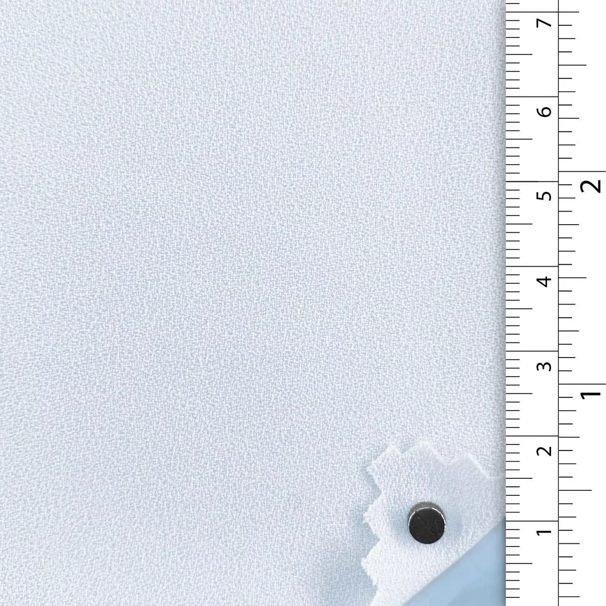 Solid Stretch Polyester Georgette B002327 – White 12857