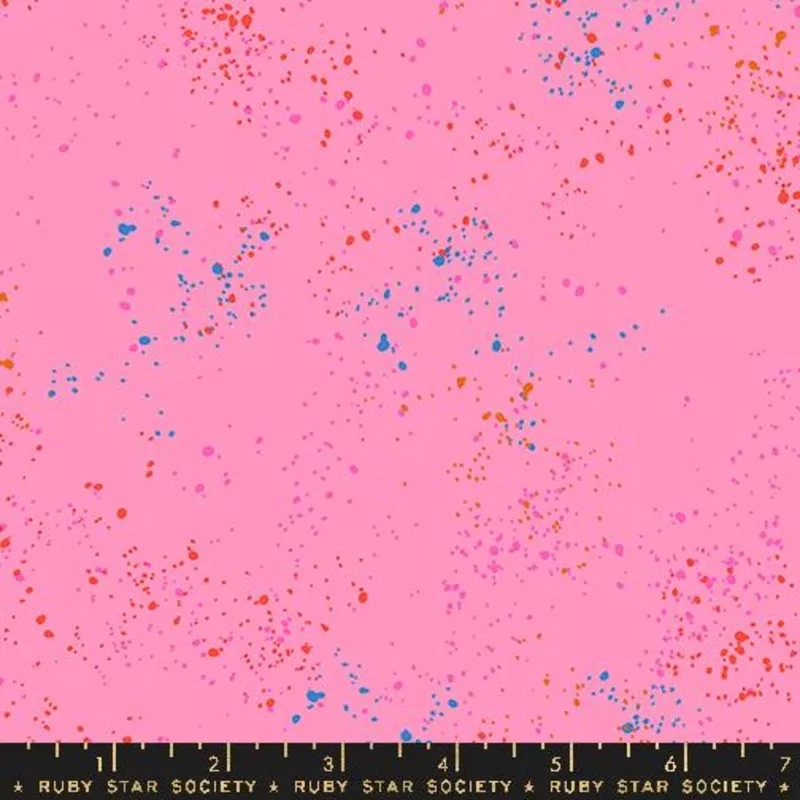 SpeckledFlamingo Ruby Star | Cotton Quilting Fabric