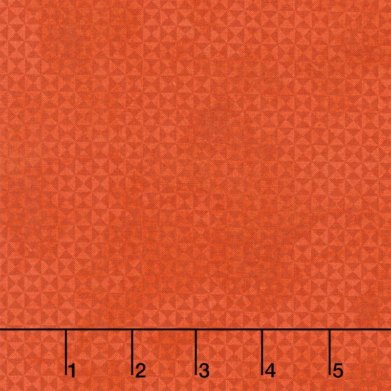 Spooky Stitches – Patchwork Geo Orange Yardage