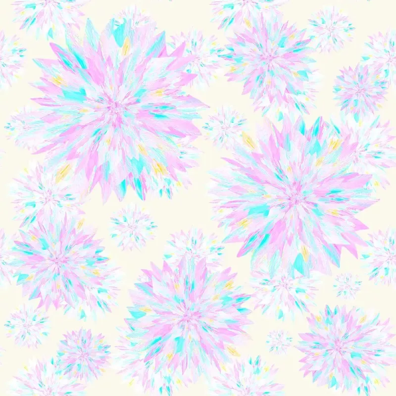 Spring Pastels, Flowers Fabric – Yellow