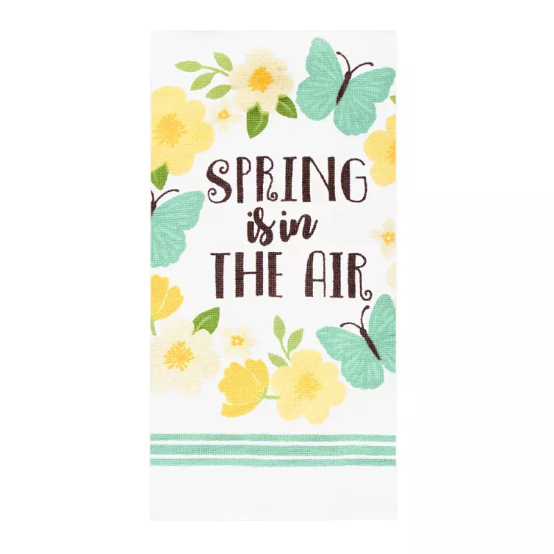 Spring Wreath Dual Kitchen Towel 18067