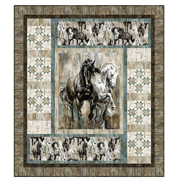 Spur On Quilt Kit - Shadow & Light