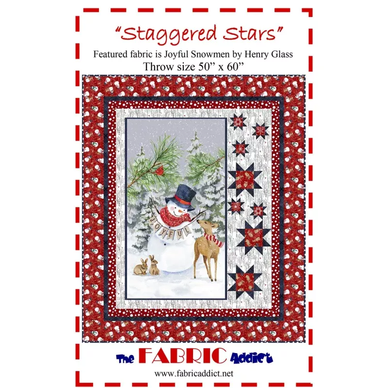 Staggered Stars Quilt Pattern