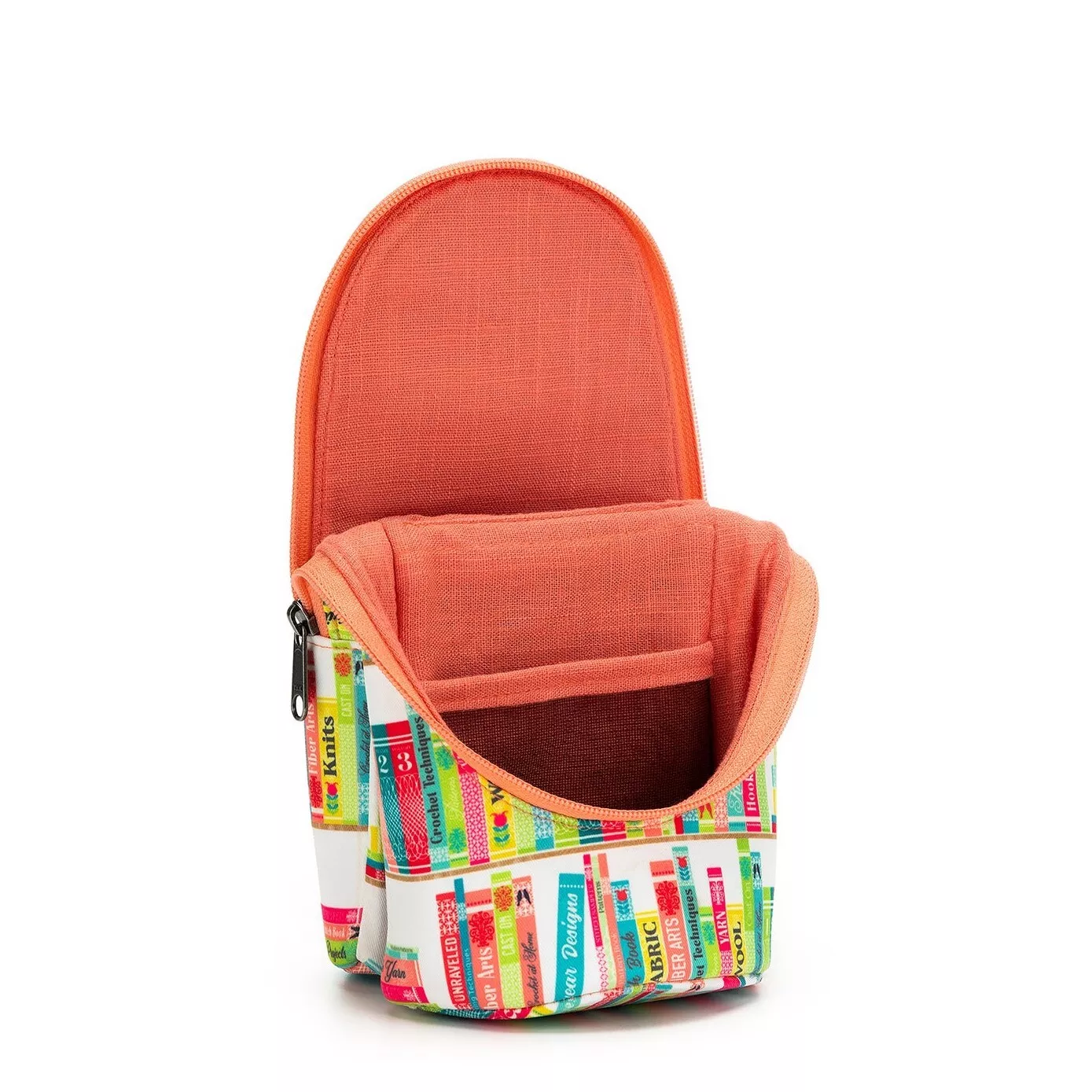 Standing Needle Case - Library - Coral - della Q