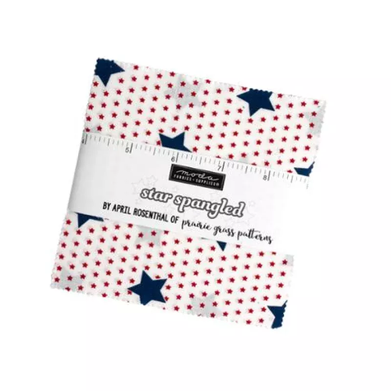 Star Spangled Charm Pack 24170PP Moda Precuts Fabric