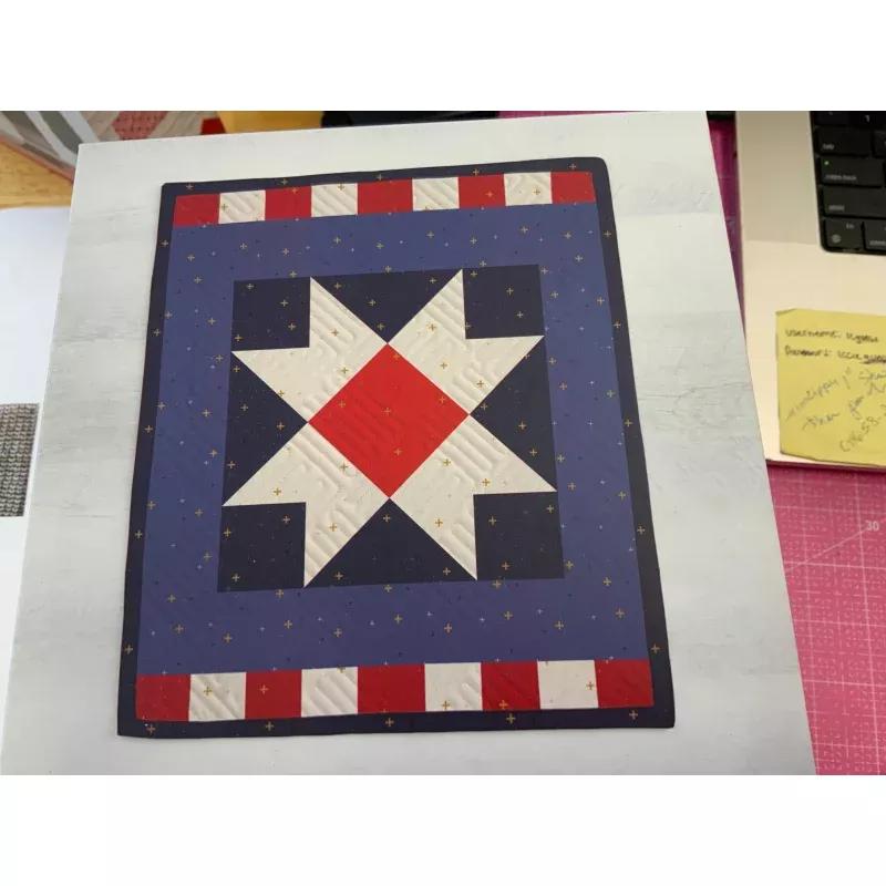 Star spangled table topper