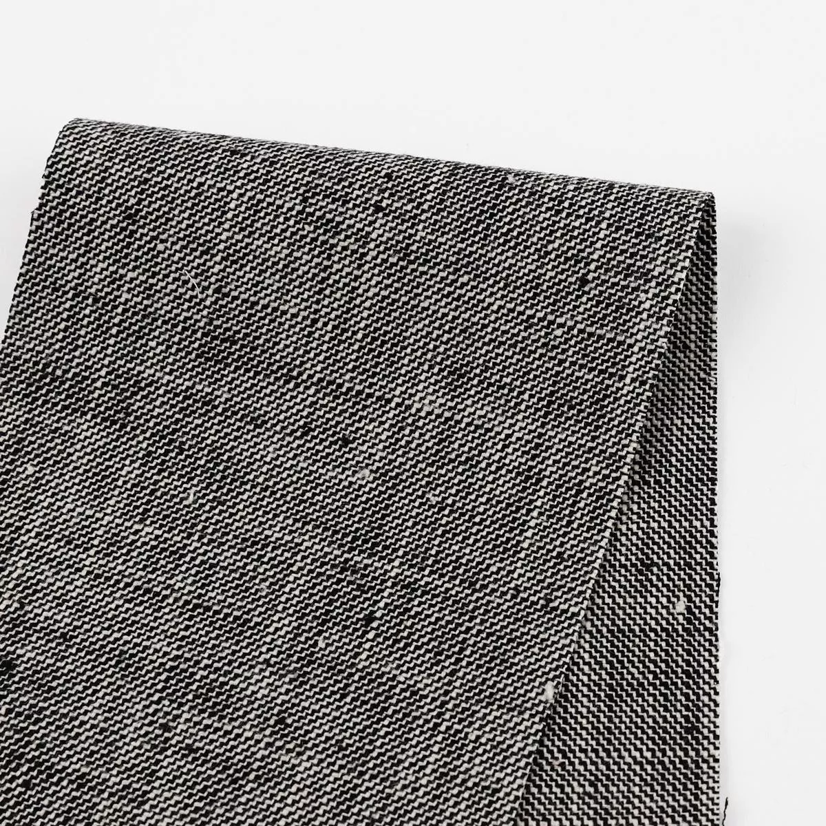 Stepped 2 Tone Heavyweight Cotton – Black