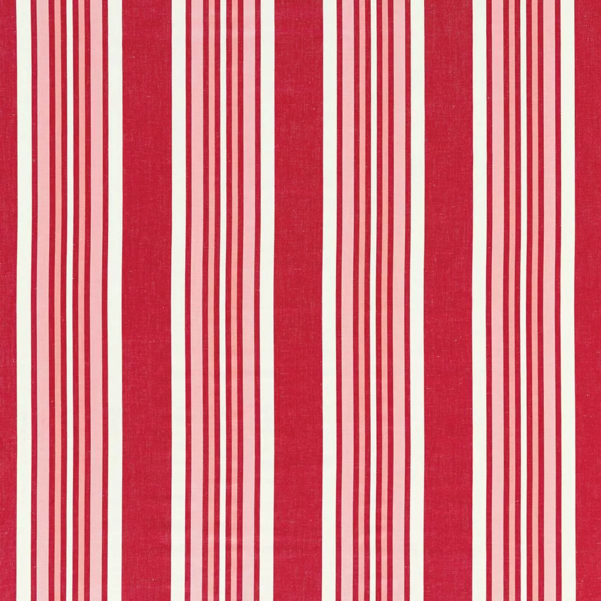 Strada Stripe Poppy Fabric