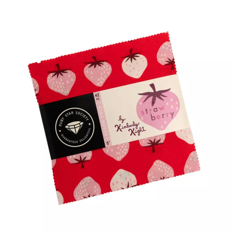 Strawberry – Charm Pack (5 squares)