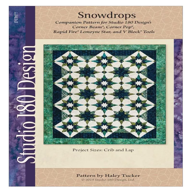 Studio 180 Design Snowdrops Quilting Pattern DTP077