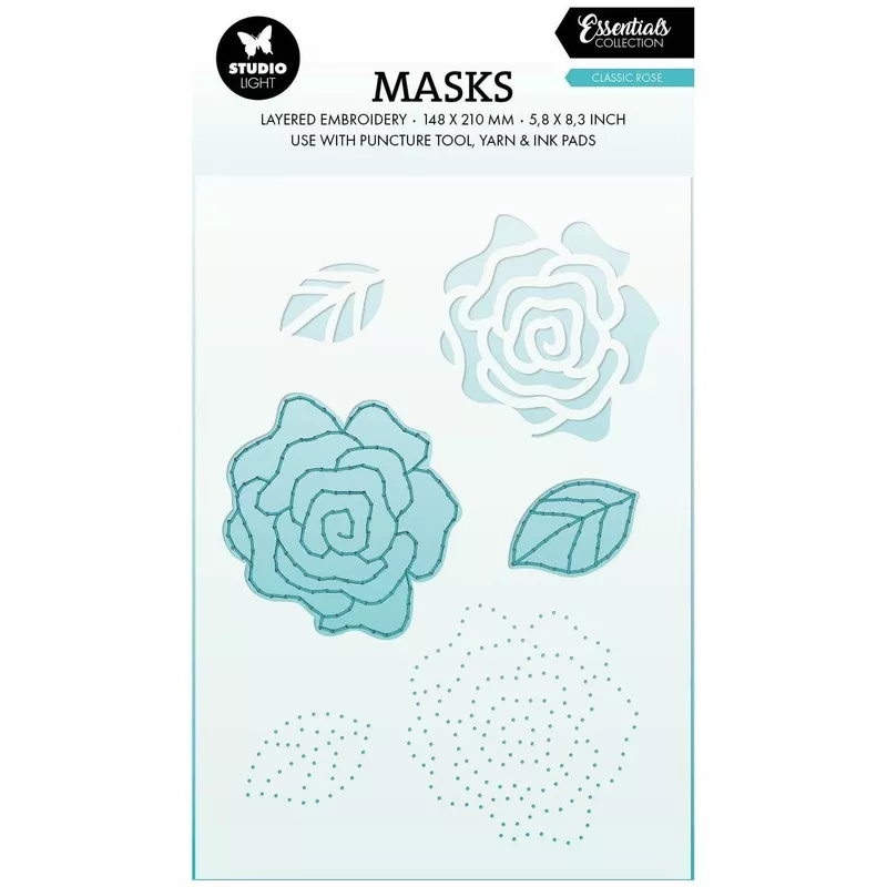 Studio Light Classic Rose Essentials Embroidery Mask sl-es-mask345*