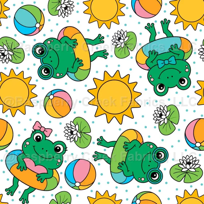 Summer Floatie Frogs