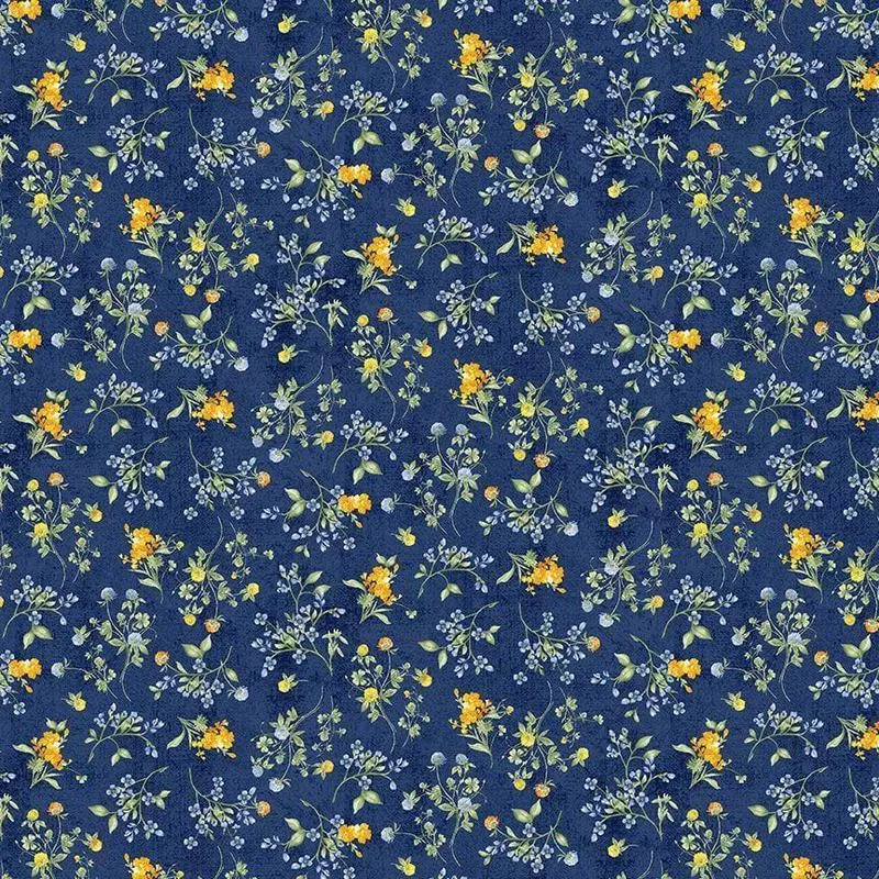 Sunflower Farm – Tiny Floral Navy
