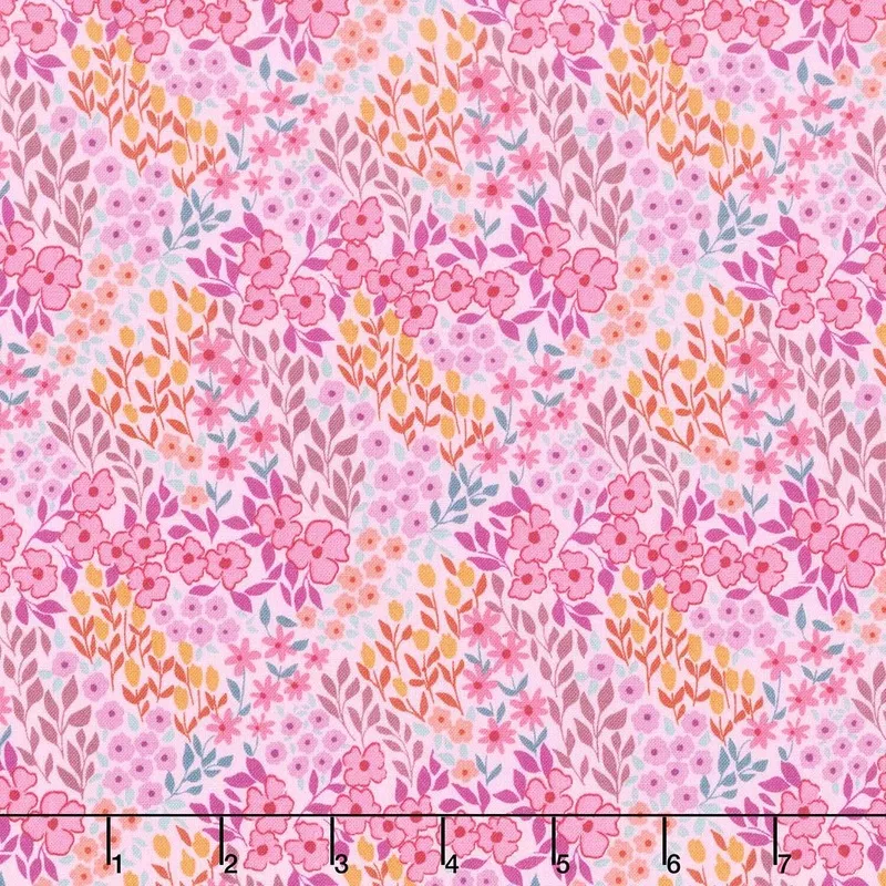 Sunset Cottage – Petalfield Pink Yardage