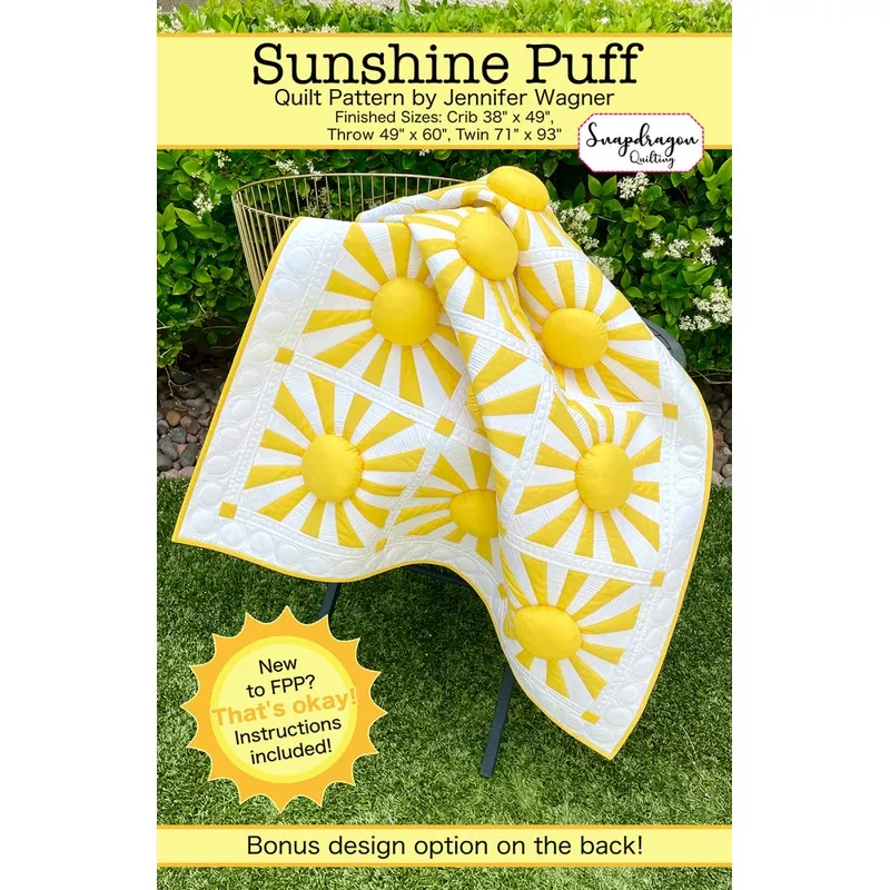 Sunshine Puff Quilt Pattern # SDQ-67459 – Special Order