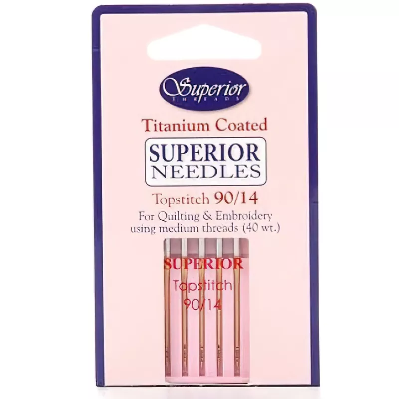 Superior Topstitch Machine Needles Size 90/14 5ct