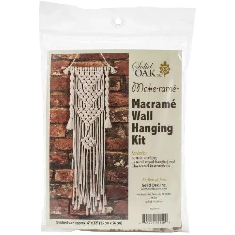 Three Triangles Macrame Wall Hanging Kit MWH019