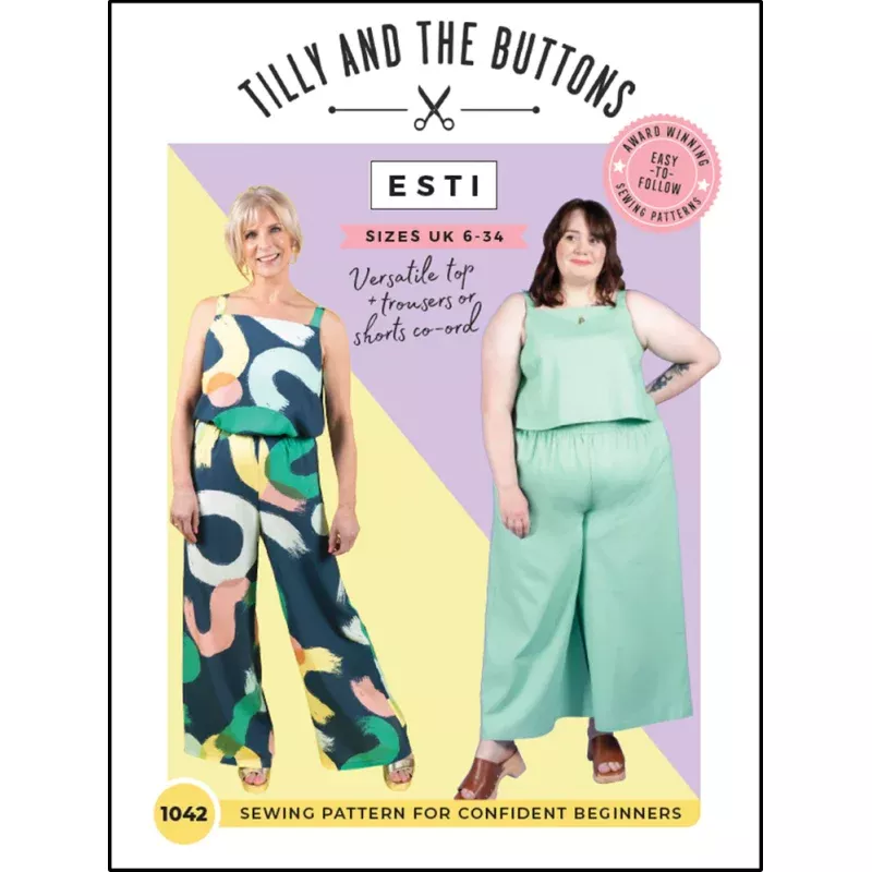 Tilly and the Buttons – Esti Top & Trouser – Sizes 2-30