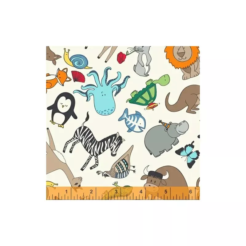 A to Zoo Whistler Studios 52212-1 Cotton