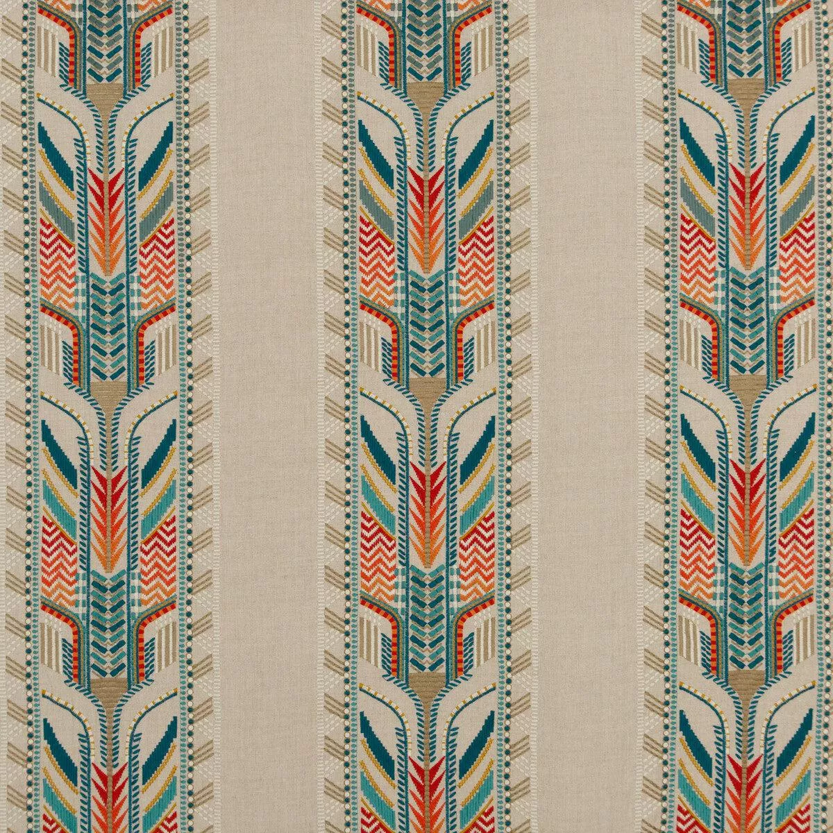 Trebizond Teal Fabric