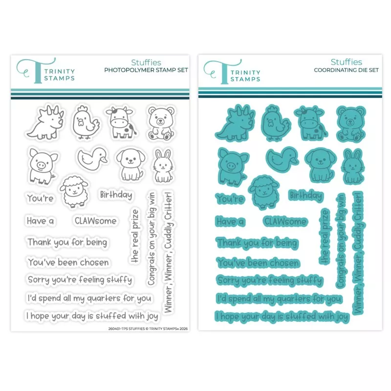 Trinity Stamps Stuffies Stamps and Dies Bundle