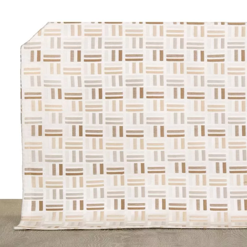 ‘Tropical Candy’ Fabric by the Metre (Beige/ Brown)