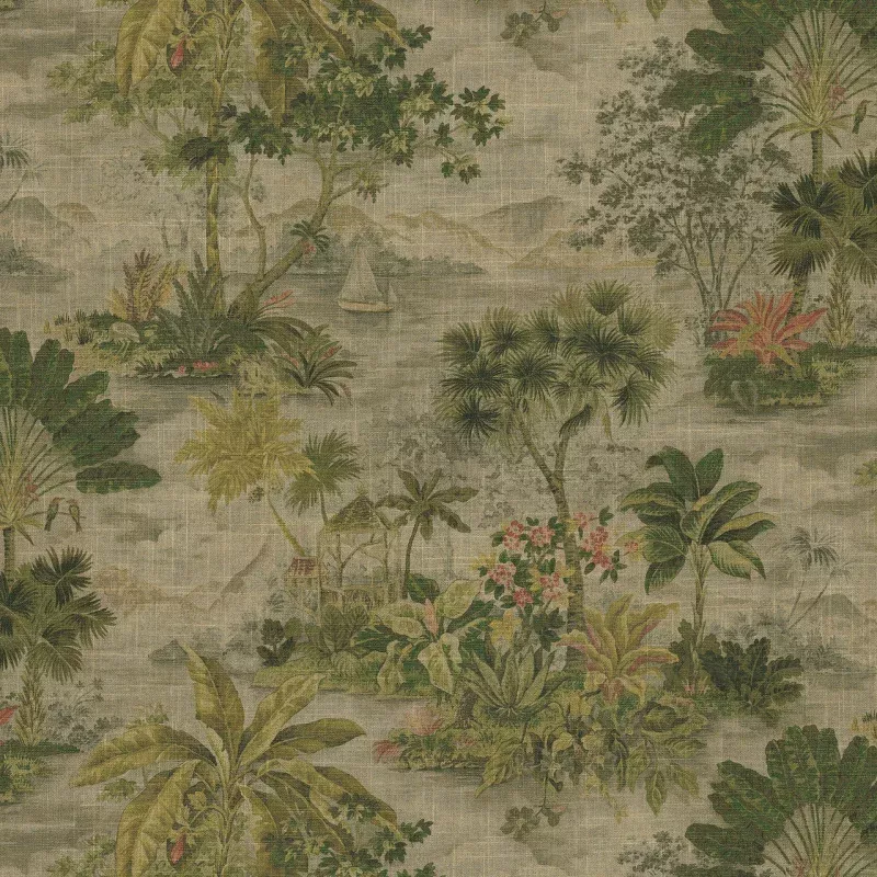 Tropical Toile – Moonstone