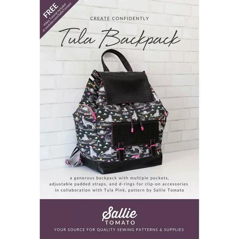 Tula Backpack Paper Pattern – Sallie Tomato