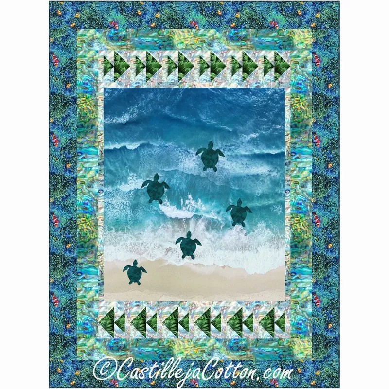 Turtles to the Ocean Downloadable Pattern