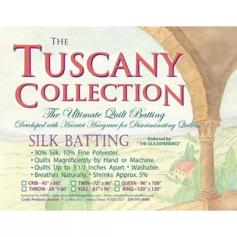 Tuscany Silk Batting Throw (TS60) by Hobbs