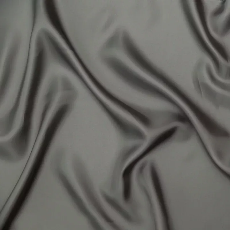 Twill Bemberg Lining – Medium Gray – Lustro Collection