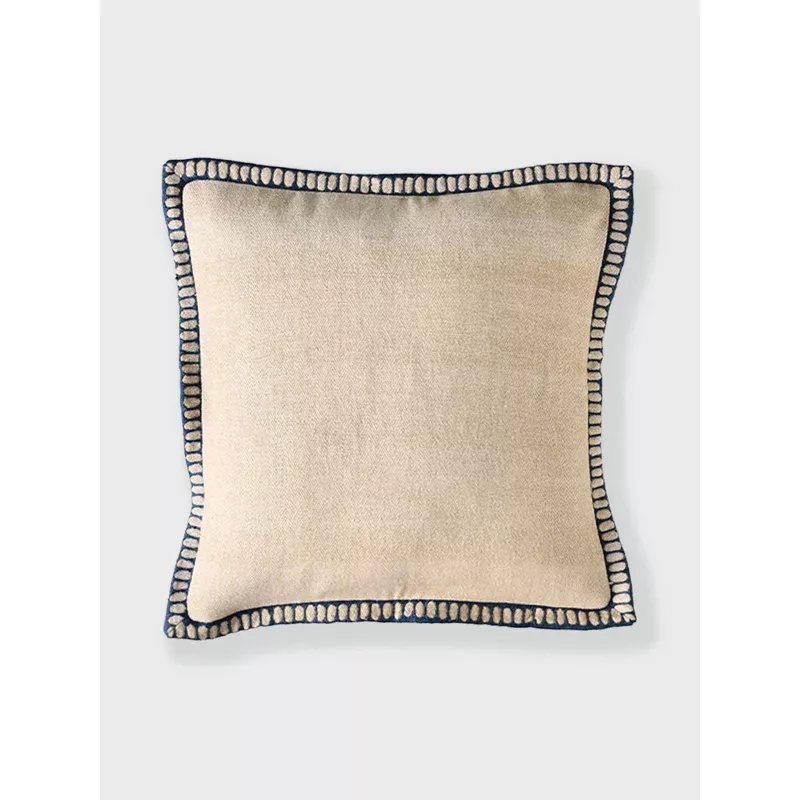 Twill Cushion Cover (Indigo)